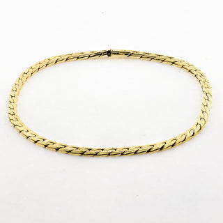 Halskette aus 585 Gelbgold, 44 cm, nachhaltiger second hand Schmuck perfekt aufgearbeitet