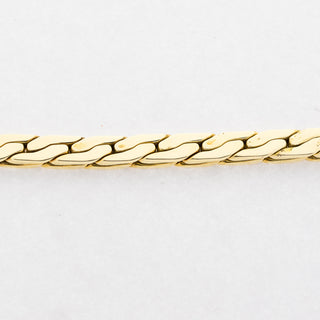 Halskette aus 585 Gelbgold, 44 cm, nachhaltiger second hand Schmuck perfekt aufgearbeitet