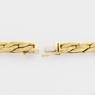 Halskette aus 585 Gelbgold, 44 cm, nachhaltiger second hand Schmuck perfekt aufgearbeitet