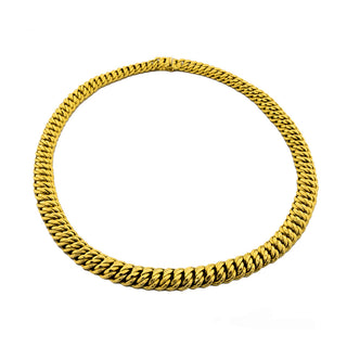 Halskette aus 750 Gelbgold, nachhaltiger second hand Schmuck perfekt aufgearbeitet