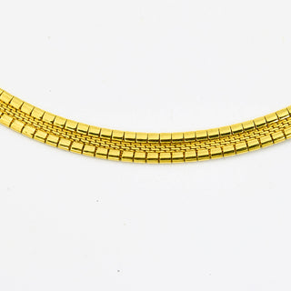 Halskette aus 585 Gelbgold, nachhaltiger second hand Schmuck perfekt aufgearbeitet