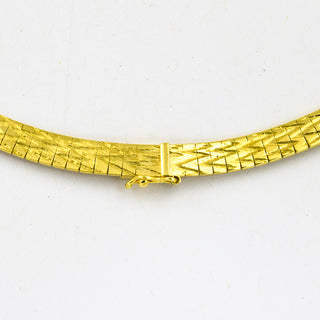 Halskette aus 585 Gelbgold, nachhaltiger second hand Schmuck perfekt aufgearbeitet