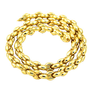 Halskette aus 585 Gelbgold, nachhaltiger second hand Schmuck perfekt aufgearbeitet