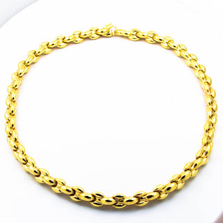 Halskette aus 585 Gelbgold, nachhaltiger second hand Schmuck perfekt aufgearbeitet