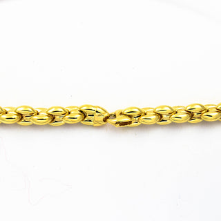 Halskette aus 585 Gelbgold, nachhaltiger second hand Schmuck perfekt aufgearbeitet