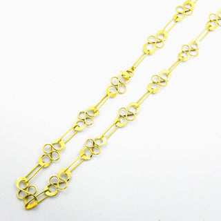 Halskette aus 585 Gelbgold, nachhaltiger second hand Schmuck perfekt aufgearbeitet