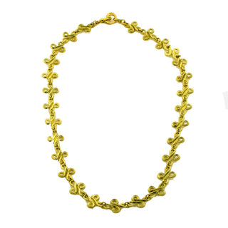 Halskette aus 750 Gelbgold, nachhaltiger second hand Schmuck perfekt aufgearbeitet