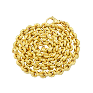 Halskette aus 585 Gelbgold, nachhaltiger second hand Schmuck perfekt aufgearbeitet