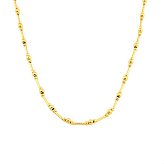 Halskette aus 585 Gelbgold, nachhaltiger second hand Schmuck perfekt aufgearbeitet