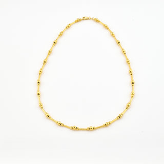 Halskette aus 585 Gelbgold, nachhaltiger second hand Schmuck perfekt aufgearbeitet