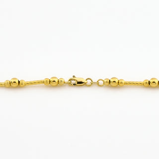 Halskette aus 585 Gelbgold, nachhaltiger second hand Schmuck perfekt aufgearbeitet