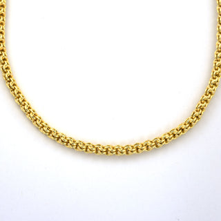 Halskette aus 585 Gelbgold, nachhaltiger second hand Schmuck perfekt aufgearbeitet