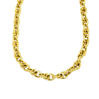 Halskette aus 585 Gelbgold, nachhaltiger second hand Schmuck perfekt aufgearbeitet