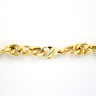 Halskette aus 585 Gelbgold, nachhaltiger second hand Schmuck perfekt aufgearbeitet