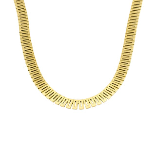 Halskette aus 750 Gelbgold, nachhaltiger second hand Schmuck perfekt aufgearbeitet