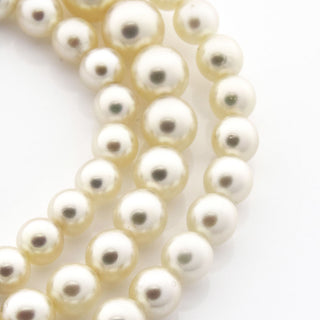 Perlenkette mit Schließe aus 585 Weißgold mit Perle, nachhaltiger second hand Schmuck perfekt aufgearbeitet