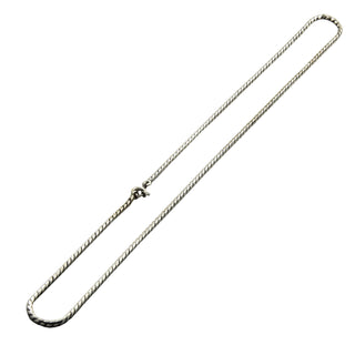 Halskette aus 750 Weißgold, nachhaltiger second hand Schmuck perfekt aufgearbeitet