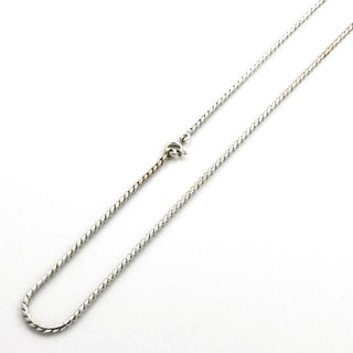 Halskette aus 750 Weißgold, nachhaltiger second hand Schmuck perfekt aufgearbeitet