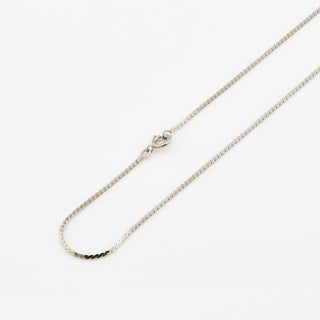 FBM Halskette aus 585 Weißgold, nachhaltiger second hand Schmuck perfekt aufgearbeitet