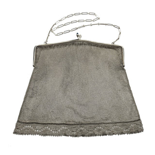 Handtasche Massifil aus 800 Silber, nachhaltiger second hand Schmuck perfekt aufgearbeitet