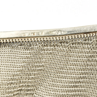 Handtasche Massifil aus 800 Silber, nachhaltiger second hand Schmuck perfekt aufgearbeitet