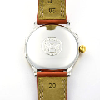 Longines Herrenarmbanduhr Lindberg Automatik und Zentralsekunde und Sichtboden, gebrauchte Luxusuhr im Top-Zustand