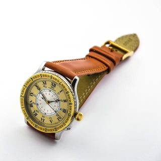 Longines Herrenarmbanduhr Lindberg Automatik und Zentralsekunde und Sichtboden, gebrauchte Luxusuhr im Top-Zustand