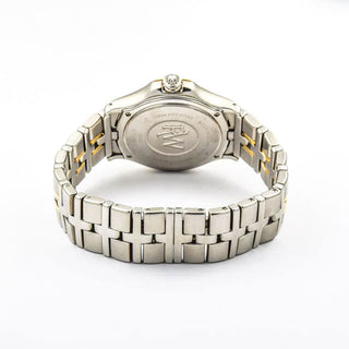 Raymond Weil Herrenarmbanduhr Parsifal Automatik mit Datumsanzeige und Wochentagsanzeige und Leuchtindizes, Leuchtzeiger und Leuchtziffern, gebrauchte Luxusuhr im Top-Zustand