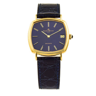 Baume & Mercier Baumatic Automatik mit Datumsanzeige und Planetenrotor, gebrauchte Luxusuhr im Top-Zustand