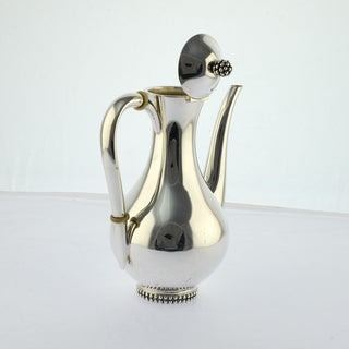 Kanne Trauben aus 925 Silber, nachhaltiger second hand Schmuck perfekt aufgearbeitet