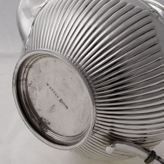 Kanne Schleifen aus 800 Silber, nachhaltiger second hand Schmuck perfekt aufgearbeitet