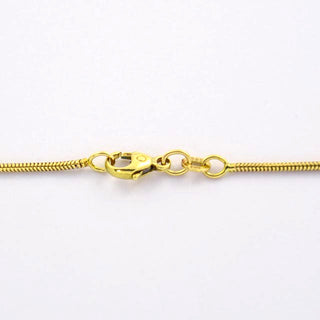 FBM Kette mit Brillantanhänger aus 585 Gelbgold, nachhaltiger second hand Schmuck perfekt aufgearbeitet