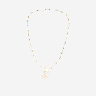 Lapponia Kette mit Anhänger aus 925 Silber/Gold, nachhaltiger second hand Schmuck perfekt aufgearbeitet