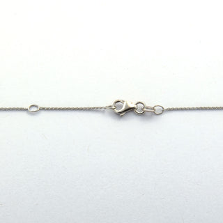 Kette mit Brillantanhänger aus 585 Weißgold, nachhaltiger second hand Schmuck perfekt aufgearbeitet