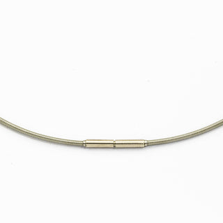 Kette mit Anhänger aus 585 Weißgold mit Perle und Brillant, nachhaltiger second hand Schmuck perfekt aufgearbeitet