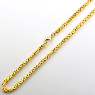 Königskette aus 585 Gelbgold, 88cm, nachhaltiger second hand Schmuck perfekt aufgearbeitet