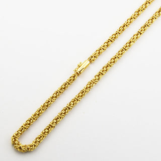 Königskette aus 750 Gelbgold, nachhaltiger second hand Schmuck perfekt aufgearbeitet