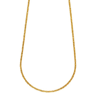 Königskette aus 585 Gelbgold, nachhaltiger second hand Schmuck perfekt aufgearbeitet