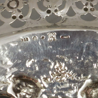 Korb aus 800 Silber, nachhaltiger second hand Schmuck perfekt aufgearbeitet