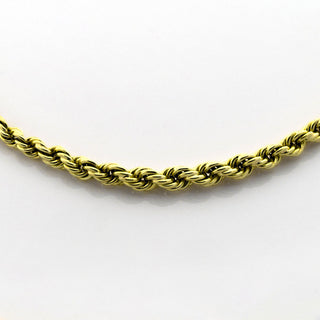 Kordelkette aus 585 Gelbgold, nachhaltiger second hand Schmuck perfekt aufgearbeitet