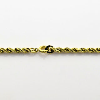 Kordelkette aus 585 Gelbgold, nachhaltiger second hand Schmuck perfekt aufgearbeitet