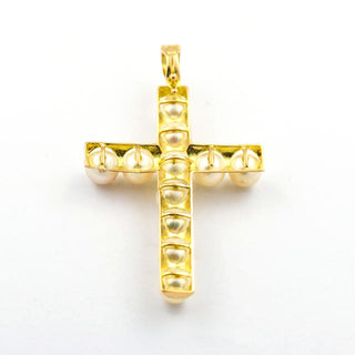 Perlenanhänger aus 585 Gelbgold, nachhaltiger second hand Schmuck perfekt aufgearbeitet