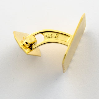 Manschettenknöpfe aus 585 Gelbgold, nachhaltiger second hand Schmuck perfekt aufgearbeitet