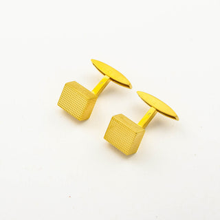 Richarz Manschettenknöpfe aus 750 Gelbgold, nachhaltiger second hand Schmuck perfekt aufgearbeitet