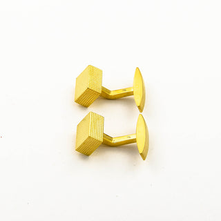 Richarz Manschettenknöpfe aus 750 Gelbgold, nachhaltiger second hand Schmuck perfekt aufgearbeitet