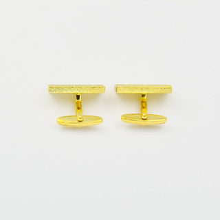 Manschettenknöpfe aus 585 Gelbgold, nachhaltiger second hand Schmuck perfekt aufgearbeitet