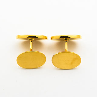 Manschettenknöpfe aus 750 Gelbgold, nachhaltiger second hand Schmuck perfekt aufgearbeitet