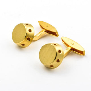 Richarz Manschettenknöpfe aus 750 Gelbgold, nachhaltiger second hand Schmuck perfekt aufgearbeitet