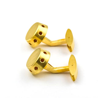 Richarz Manschettenknöpfe aus 750 Gelbgold, nachhaltiger second hand Schmuck perfekt aufgearbeitet