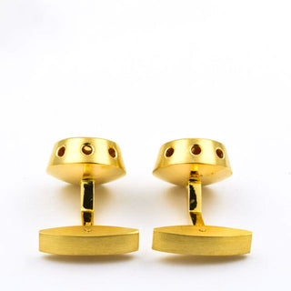 Richarz Manschettenknöpfe aus 750 Gelbgold, nachhaltiger second hand Schmuck perfekt aufgearbeitet